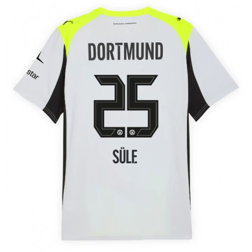 Borussia Dortmund Niklas Sule #25 Bortatröja 2025-26 Kortärmad Borussia Dortmund Niklas Sule #25 Bortatröja 2025-26 Kortärmad